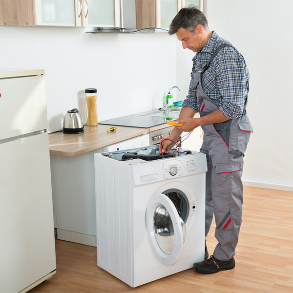 can you walk me through the steps of troubleshooting my washer issue in Montgomery VT